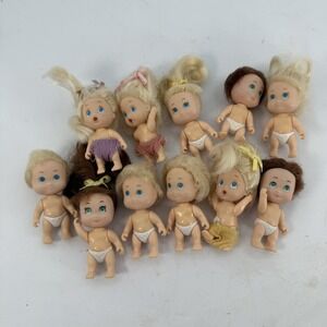 Lot Of Vintage Tyco Babies Lot Of 11 Babies